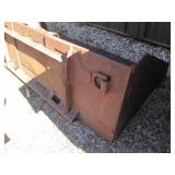 Bucket measuring 79" across, some r...