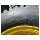 4 Wolf Paws Skid loader tires on 8 ...