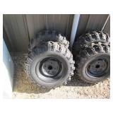 Set of New 4 bolt skid loader tires...