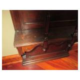 Ornately framed wall mirror with ma...