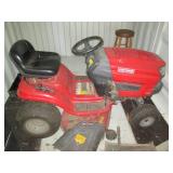 Craftsman riding lawn mower runs bu...