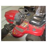 Craftsman riding lawn mower runs bu...