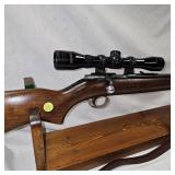 Winchester Model 72, Produced from 1938-59, Tube Feed Bolt Action, 22 SLLR w Scope/Sling