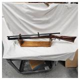 T/C Hawkins Custom 50 Cal w/1878 Lyman Centennial Long Tube Era Scope, Century Model, by Lyman Company