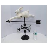 Folk Art Style Rabbit Weathervane – 22.5" Tall