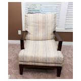 Ashley Furniture Chair with Matching Throw Pillow