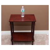Vintage Wooden Side Table – Small