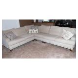 Slumberland Sectional Sofa – Light Beige