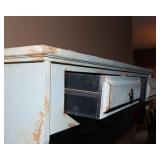 Shabby Chic Decorative Wall Shelf with Hooks