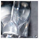 Orrefors Sweden Crystal Figurines – Giraffe and Bull