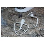 White KitchenAid Artisan Stand Mixer – Tested and Works