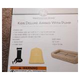 Huntington Home Kids Deluxe Airbed with Pump – Unopened
