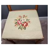 Vintage Murphy Chair Company Chair with Cross-Stitch Seat