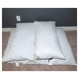 Set of Five King Size Down Pillows – Casaluna, Alpswan & Ralph Lauren