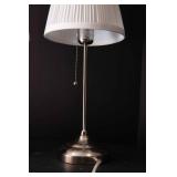 Pair of Silver Tone Table Lamps