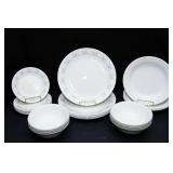 Corelle Vitrelle Snowflake Dinnerware Set