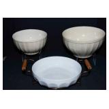 Set of Three Ceramic Mixing Bowls