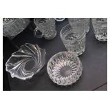 Large Collection of Cut Glass - 11 Pieces