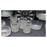 Large Collection of Cut Glass - 11 Pieces