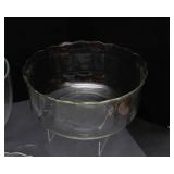 Set of Four Glass Serving Bowls