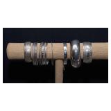Variety of Metal Bangles and Cuffs