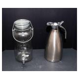 Crofton 2 Qt Coffee Dispenser & 12.5" Drink Dispenser