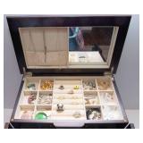Jewelry Box with Miscellaneous Jewelry Contents