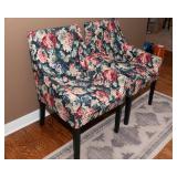 Set of Two IKEA SAKARIAS Armchairs – Floral Pattern