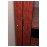 Wood-Look Laminate Display Cabinet