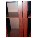 Wood-Look Laminate Display Cabinet