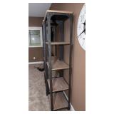 Set of 2 Metal Shelving Units – 18" W x 15" D x 71.75" T