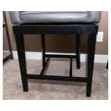 Set of Two Faux Leather Barstools