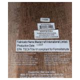 Side Table with Attached Lamp