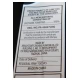 Small Faux Leather Foot Stool – 15" x 11.5" x 8.5" T