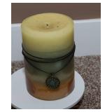 Large Lantern and Two Decorative Candles