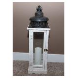 Large Lantern and Two Decorative Candles