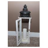Large Lantern and Two Decorative Candles