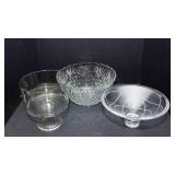 Set of Three Large Serving/Decorative Bowls