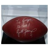 Signed NFL Wilson Football – Brett Favre, Green Bay Packers