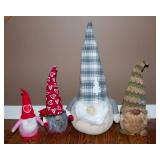 Set of Four Gnomes