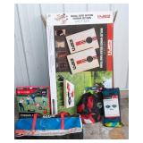 Outdoor Games - Cornhole, 3 Hole Bean Bag Toss