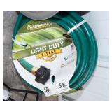 Two Hoses with Hose Reel & Metal Hose Holder