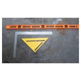 Craftsman Tool Box with Level, Speed Square & Framing Square