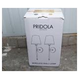 Wireless Wall Lamp Sconces – Black, Brand New in Box