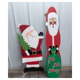 Set of Two Santas