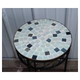 Small Tiled Side Table