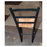 Set of 4 Woven Bottom Chairs – 15.5" W x 14.5" D x 33.5" T