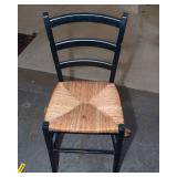 Set of 4 Woven Bottom Chairs – 15.5" W x 14.5" D x 33.5" T