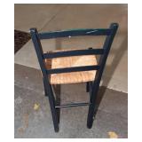 Set of 4 Woven Bottom Chairs – 15.5" W x 14.5" D x 33.5" T