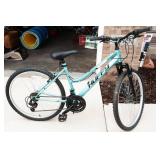 Huffy Rock Creek All-Terrain Bicycle – Light Blue & Schwinn AirSport Plus Pump